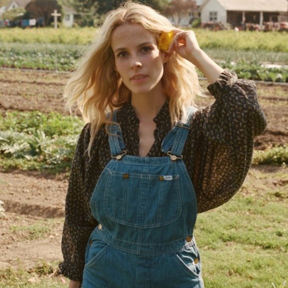 DREAMY DOEN ROSE TOP - BLACK WINTER DITSY - SIZE XS! - Picture 5 of 10